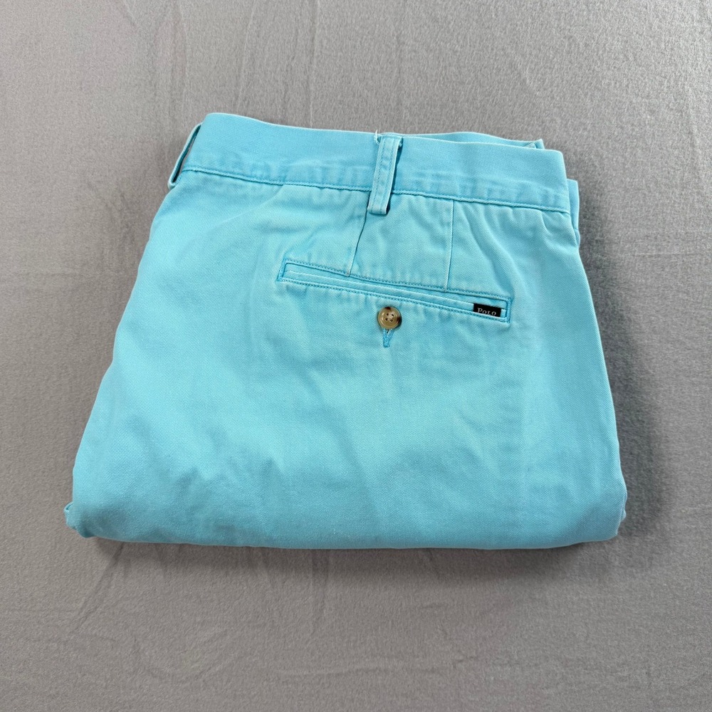 Polo Ralph Lauren Shorts Mens 40 Blue Classic Fit 9" Cotton Twill Preppy Golf